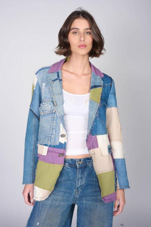 Colorful Blazer Patches Jacket ERROR