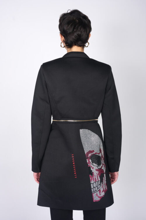 Midi Designed Coat SKULL
