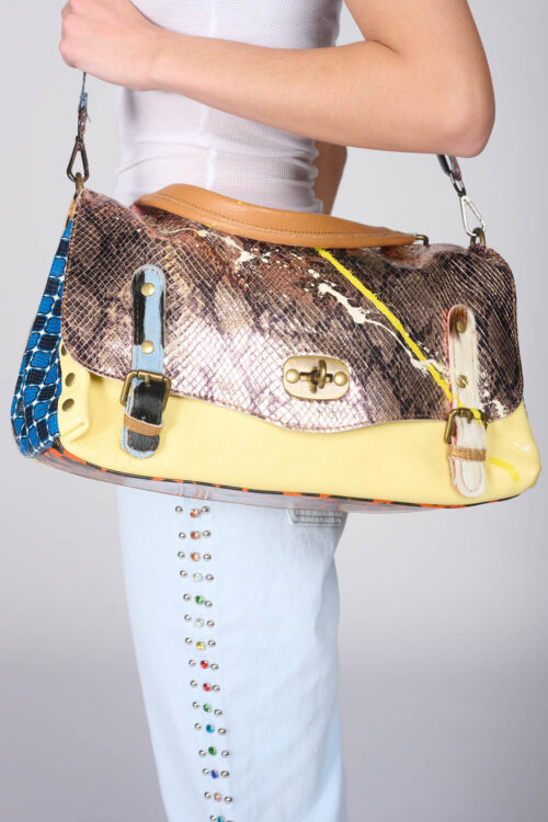 Big Multicolor Leather Sid Bag LIMITED