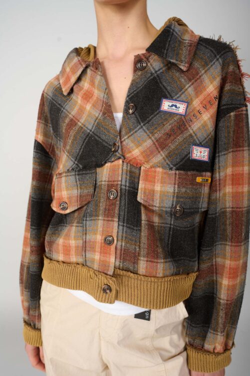 Plaid  Flannel Jacket Top  STYLE