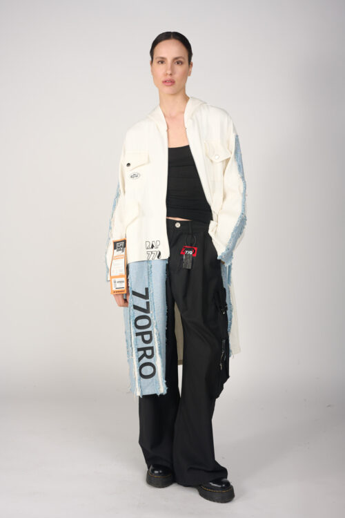 Long Cut Denim Jacket NOTE