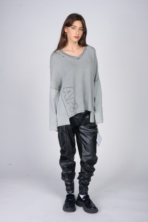 Long Sleeve V Neckline  Top  ART
