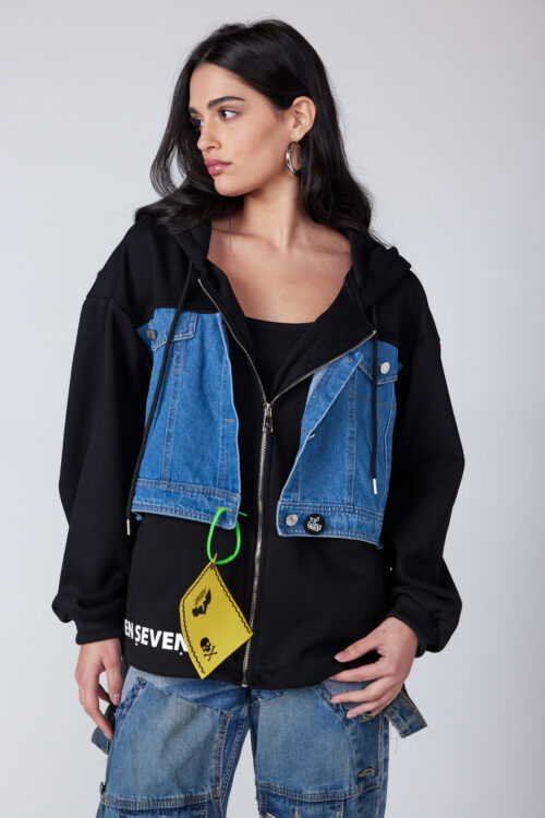 Sporty Look Hooded Blazer Jacket BOYS