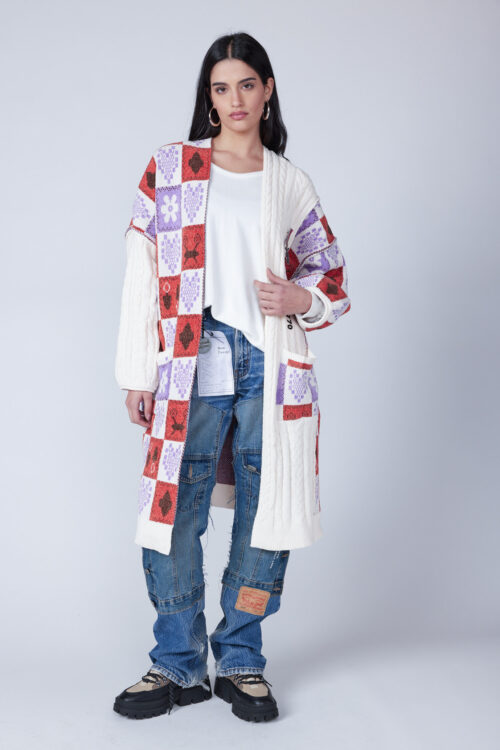Midi Knit Opened Top Jacket SUPER 770