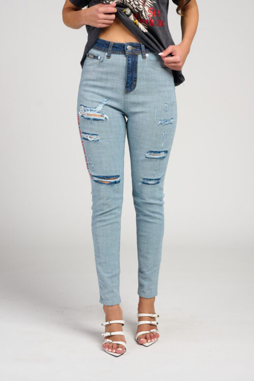 shades combination jeans STREET
