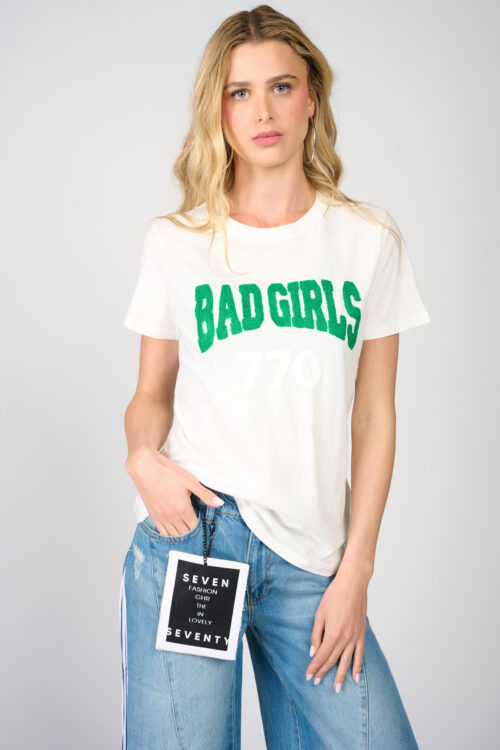 towel print T-shirt GIRLS