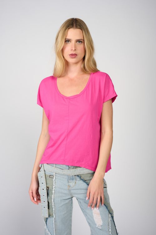 Wide Nicky collar T-shirt SHIRT