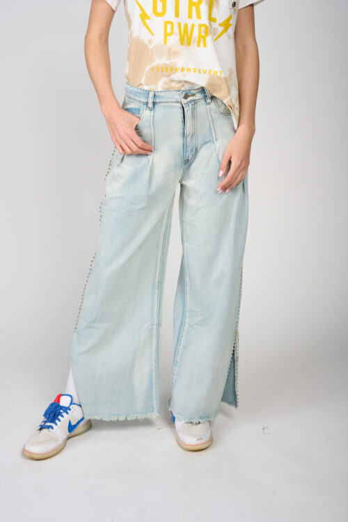 wide stud jeans 770
