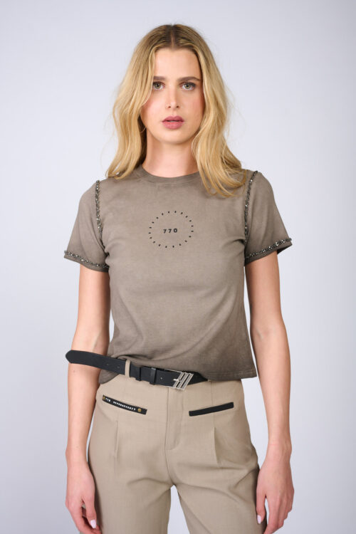 beads combination T-shirt SEVEN