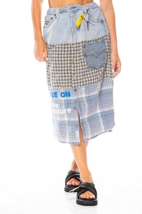 vintage denim skirt 770 VINTAGE