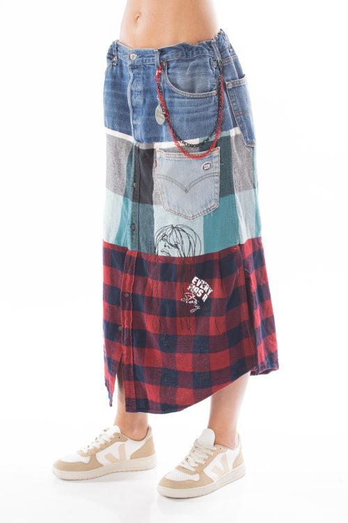 vintage denim skirt 770 VINTAGE