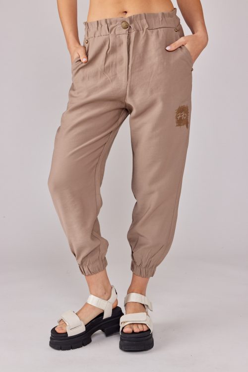 Cotton jogger pants with viscose 770