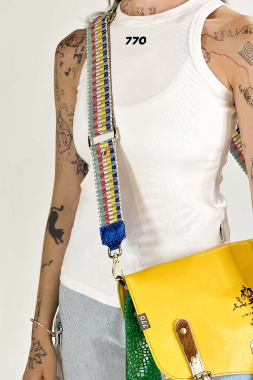 leather bag strap ETHNIC