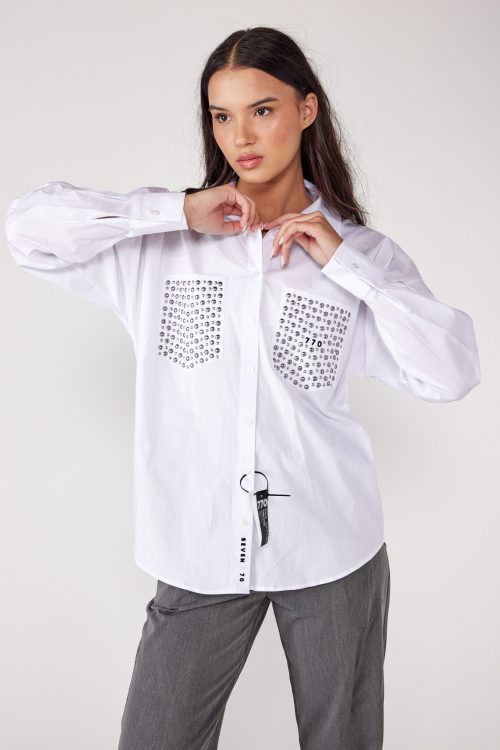 Buttoned pockets shirt 770
