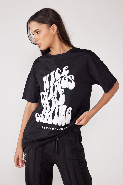 Nicky collar t-shirt NICE THINGS