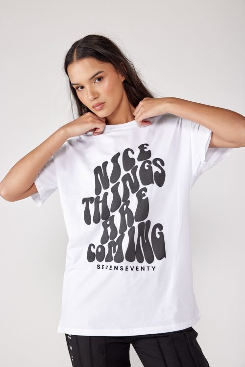 Nicky collar t-shirt NICE THINGS