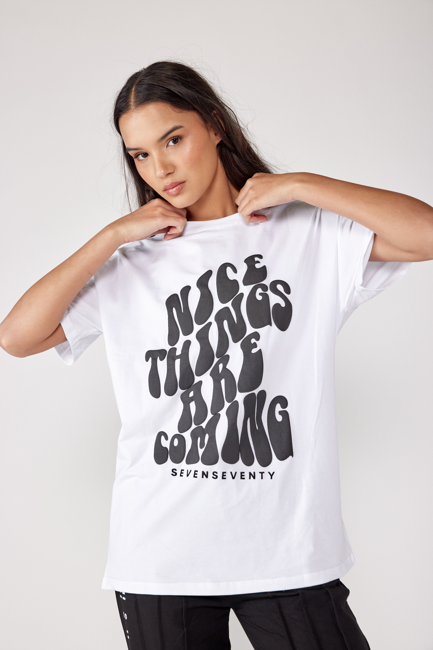 Nicky collar t-shirt NICE THINGS