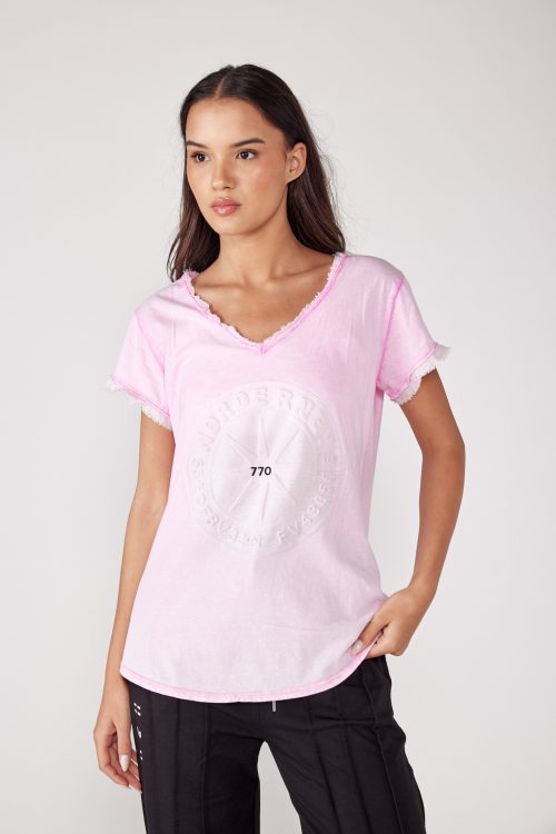 V-neck t-shirt STAR