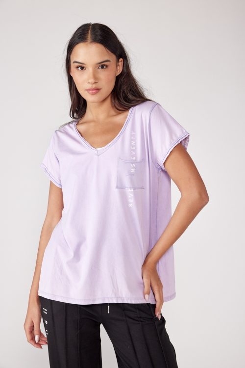 V-neck pocket SEVEN