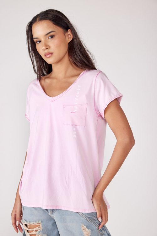 V-neck pocket SEVEN