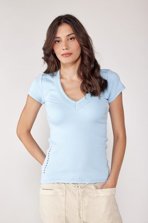 V-neck riv t-shirt SEVEN