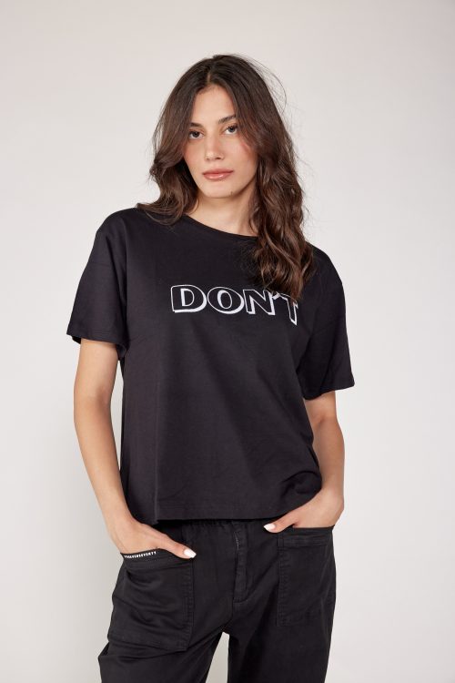 Nicky collar t-shirt  DON'T