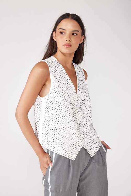glitter vest GLAM