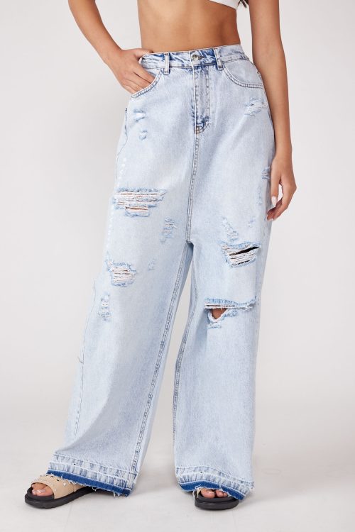 Ripped baggy jeans STREET