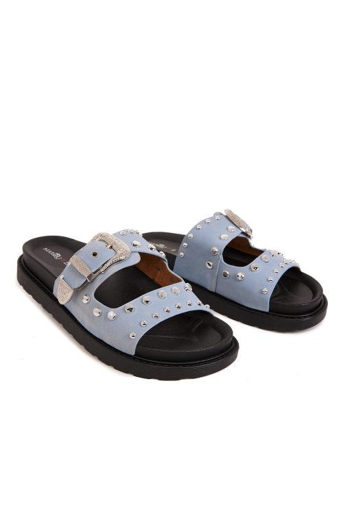 studded flip flops STREET