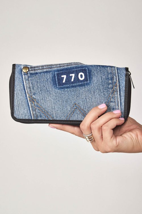 Pocket denim wallet 770