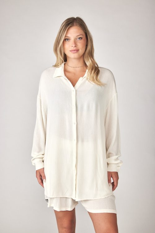 Buttoned crepe set ATTITUDE