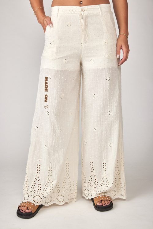 lace long pants MADE ON