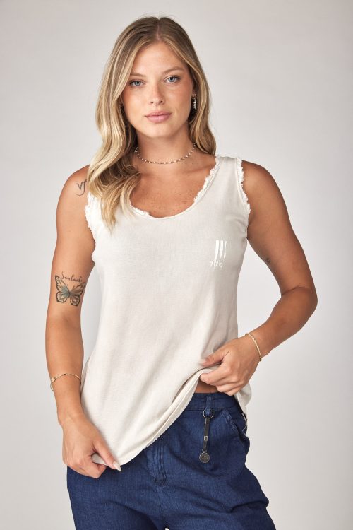 Washed Cotton Tank 770