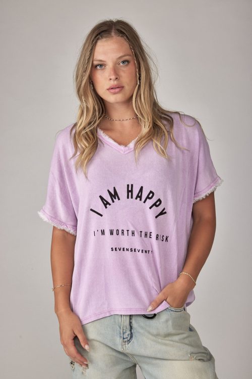 oversized shirt HAPPY