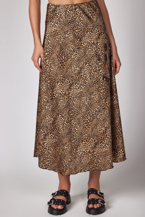 spotted maxi skirt FAST