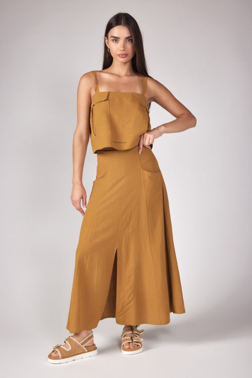 crop top and skirt set SEVEN