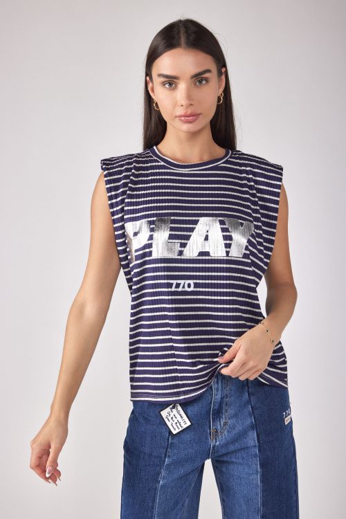 Sleeveless Rib Top PLAY