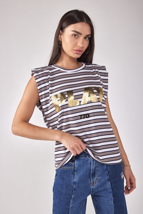Sleeveless Rib Top PLAY