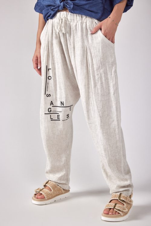 Linen khaki pants LOS ANGELES