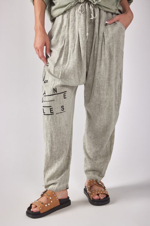 Linen khaki pants LOS ANGELES