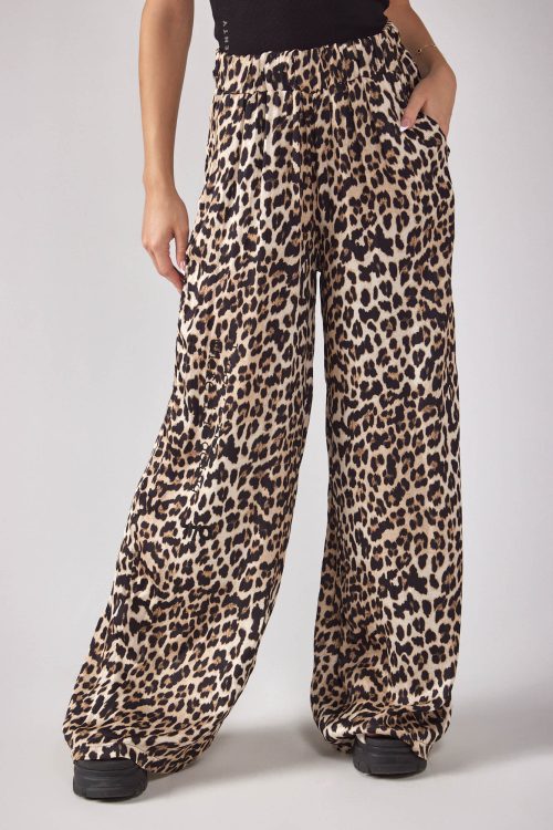 leoperd wide pants 770