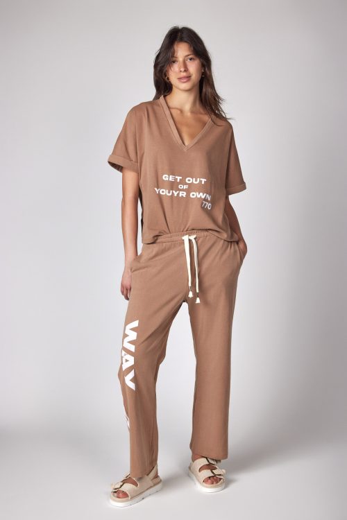 t-shirt and jogger pants set WAY