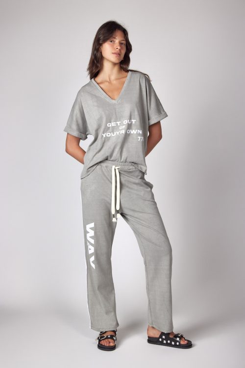 t-shirt and jogger pants set WAY