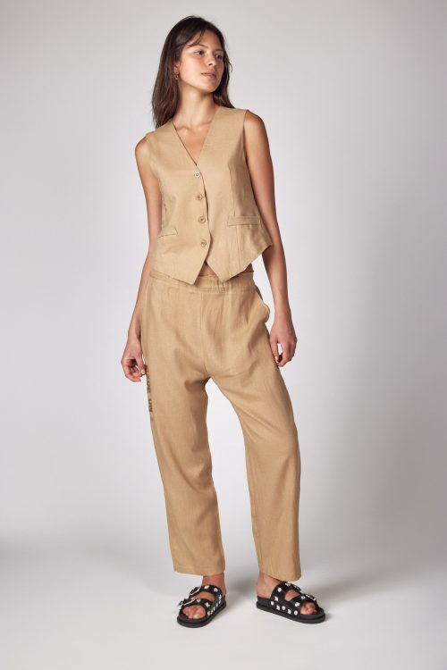Vest and long pants set JULY