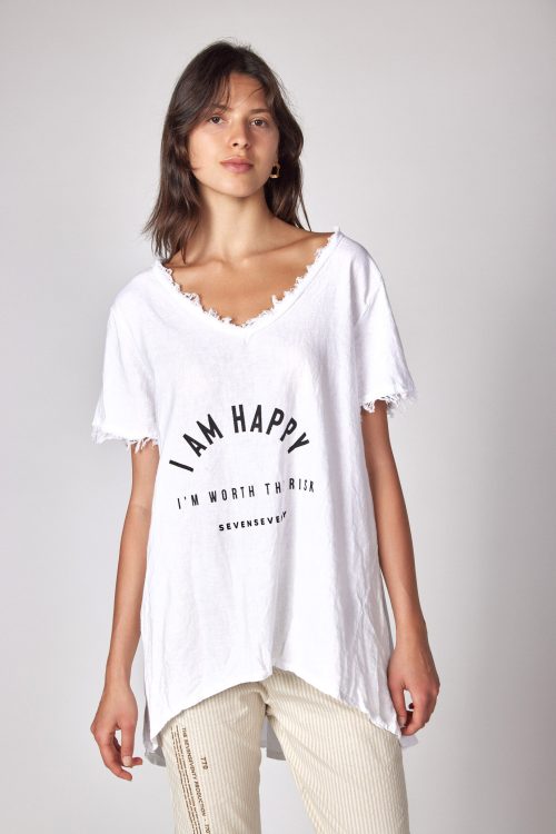 oversized shirt HAPPY