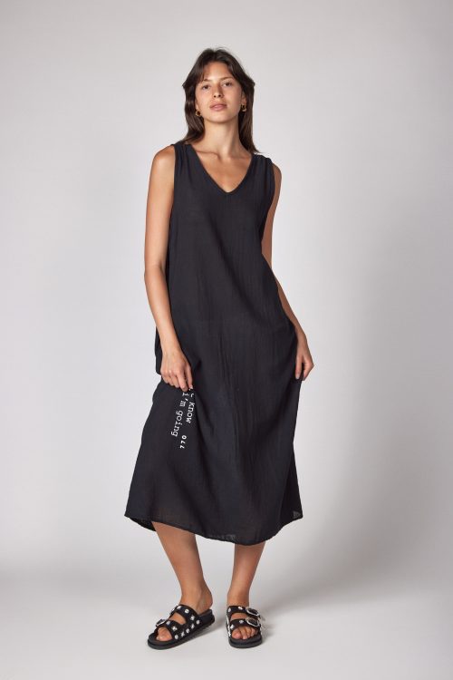 Linen midi dress GOING