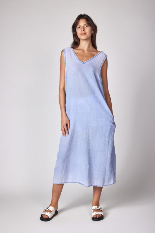 Linen midi dress GOING