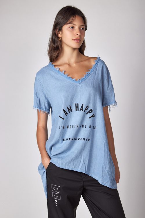 oversized shirt HAPPY