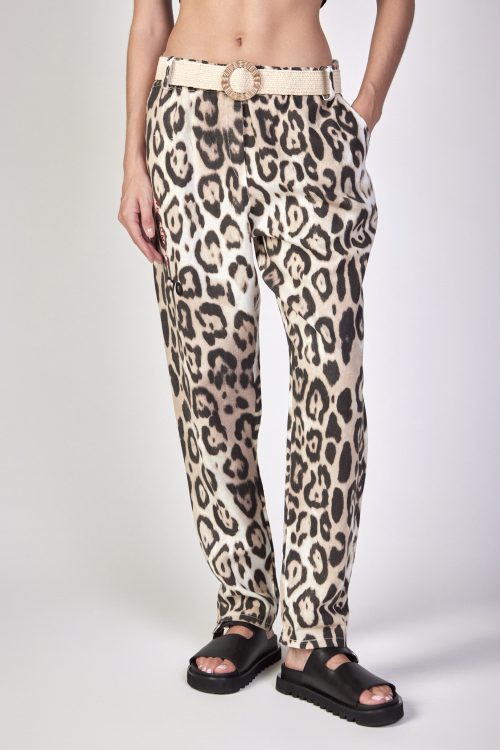Leoperd trousers BELT