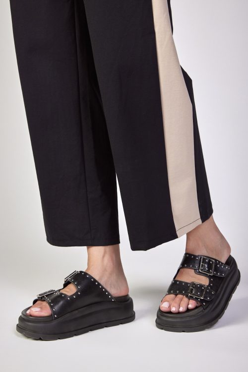 studded platform flip flops STREET